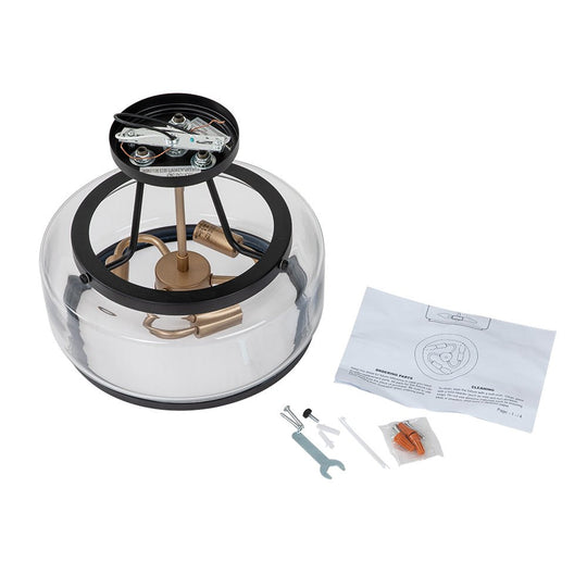 Pendantlightie-Modern 3-Light Glass Drum Semi Flush Ceiling Light-Semi Flush Mount--
