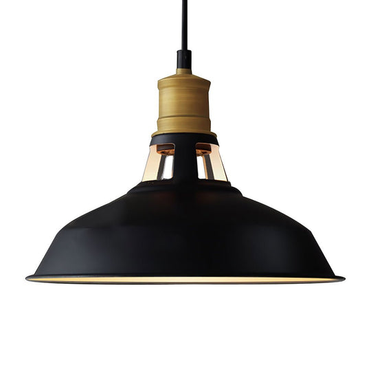 Pendantlightie-Modern Black Single Dome Light-Pendants--