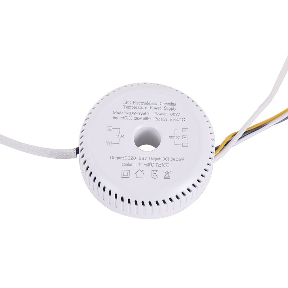 Pendantlightie-Modern Circle Dimmable Led Flush Mount-Flush Mount-Black-3Lt