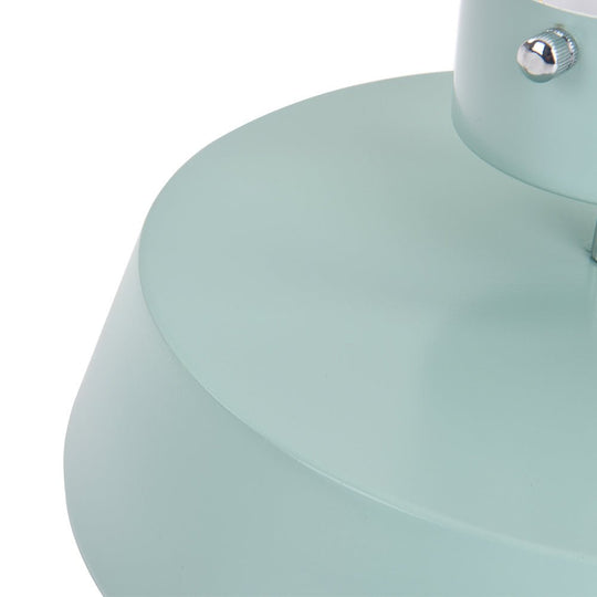 Pendantlightie-Modern Drum Led Semi Flush Mount-Semi Flush Mount-Blue-