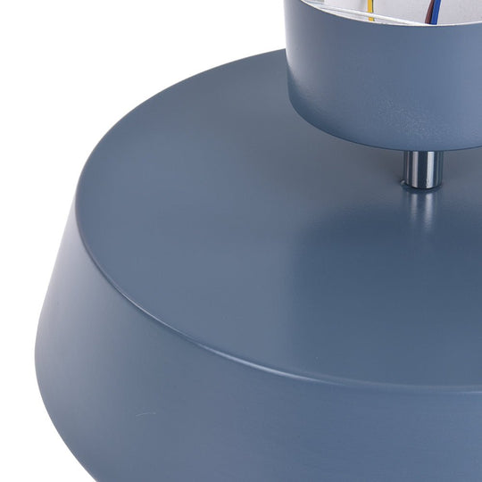 Pendantlightie-Modern Drum Led Semi Flush Mount-Semi Flush Mount-Blue-