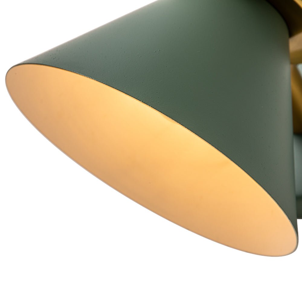 Pendantlightie-Modern Industrial 1-Light Cone Wall Light For Bedside-Wall Light-White-