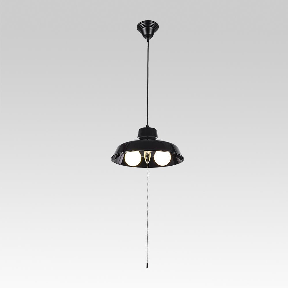 Pendantlightie-Modern Industrial 3-Light Dome Pendant Light-Pendants-Black-