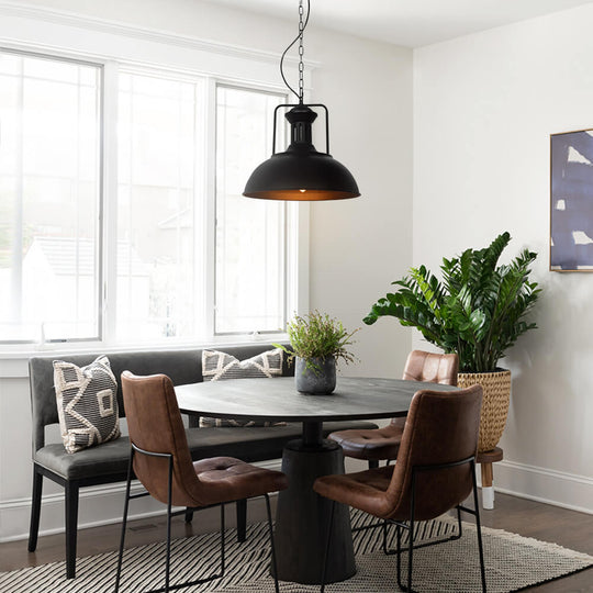 Pendantlightie-Modern Industrial Single Dome Light-Pendants--