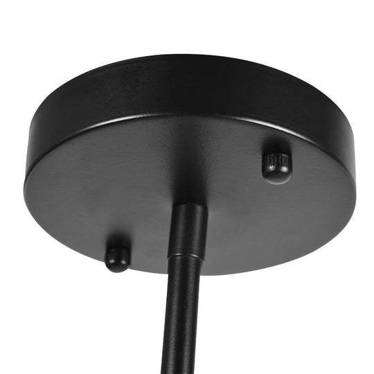 Pendantlightie-Modern Mid-Century Black Sputnik Chandelier-Chandeliers-20Lt-
