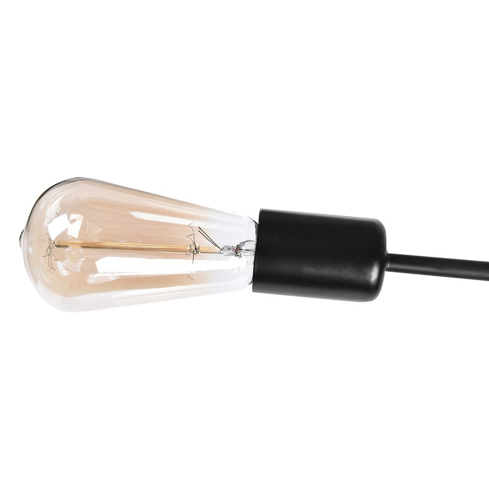 Pendantlightie-Modern Mid-Century Black Sputnik Chandelier-Chandeliers-20Lt-