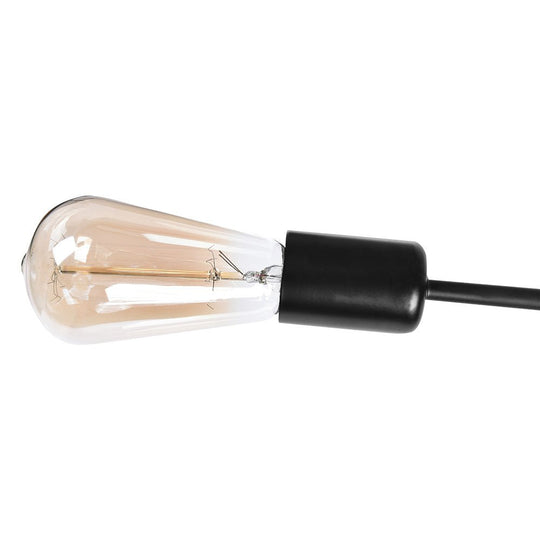 Pendantlightie-Modern Mid-Century Black Sputnik Chandelier-Chandeliers-20Lt-