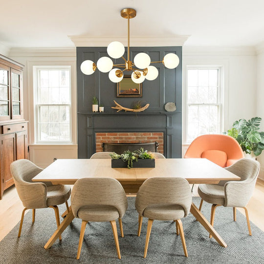 Pendantlightie-Modern Mid-Century Bubble Sputnik Chandelier-Chandeliers-8Lt-