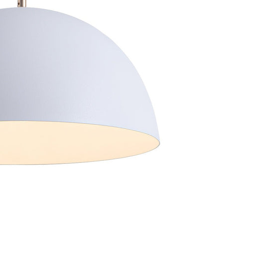 Pendantlightie-Modern Minimalist 1-Light White Dome Pendant Light-Pendants--