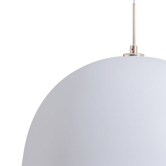 Pendantlightie-Modern Minimalist 1-Light White Dome Pendant Light-Pendants--