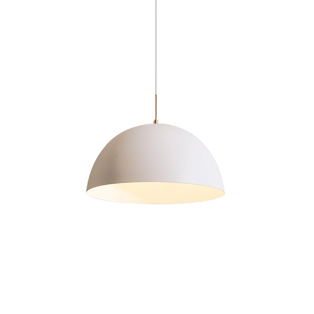 Pendantlightie-Modern Minimalist 1-Light White Dome Pendant Light-Pendants--