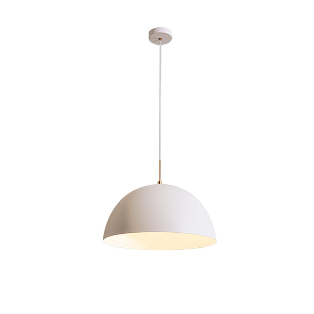 Pendantlightie-Modern Minimalist 1-Light White Dome Pendant Light-Pendants--