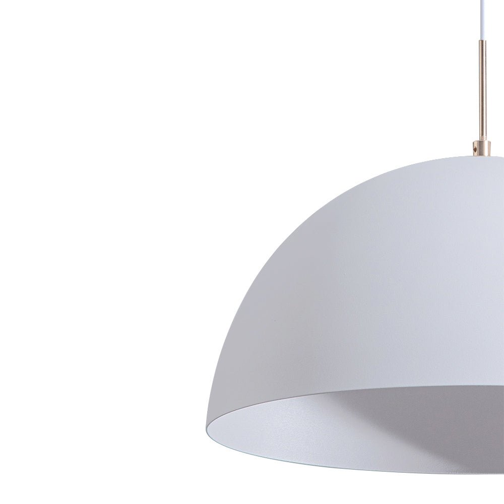 Pendantlightie-Modern Minimalist 1-Light White Dome Pendant Light-Pendants--