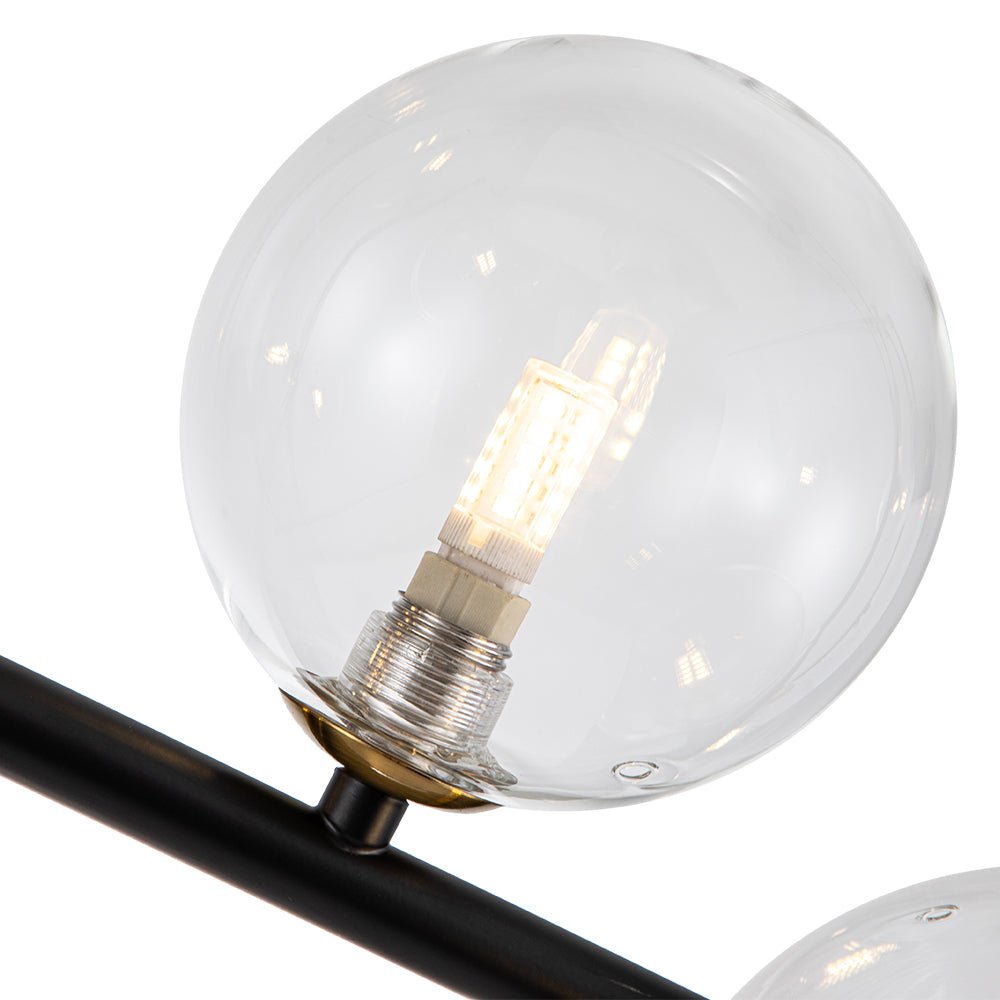 Pendantlightie-Modern Minimalist 6 Lights Linear Lighting-Chandeliers-Brass-