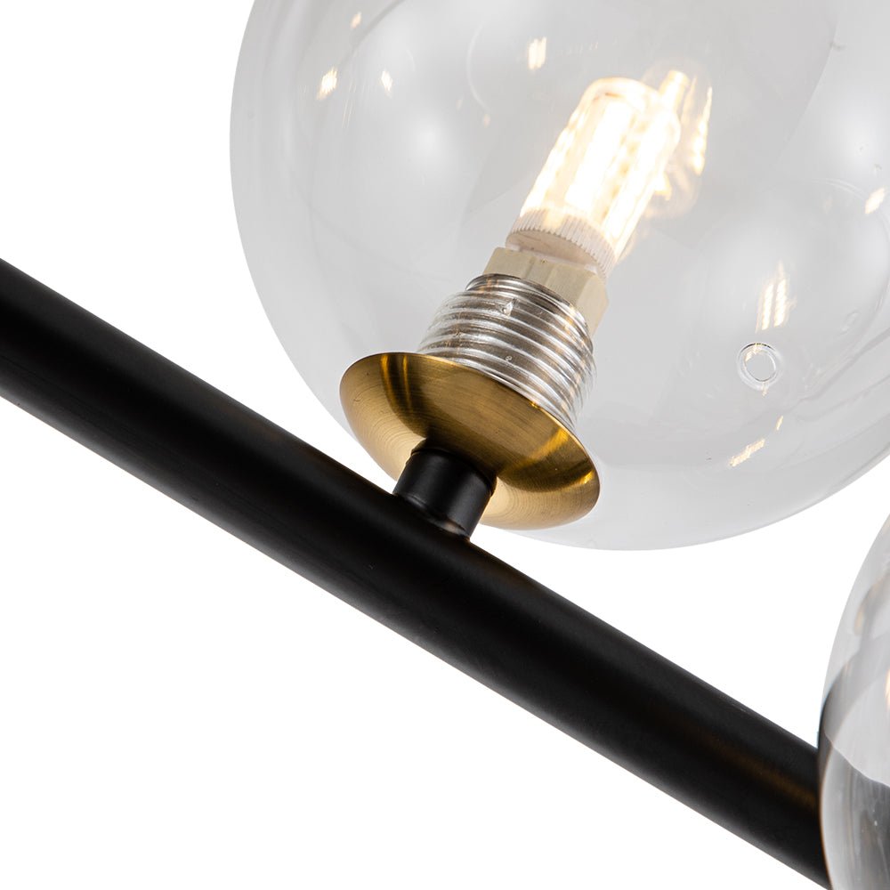 Pendantlightie-Modern Minimalist 6 Lights Linear Lighting-Chandeliers-Brass-