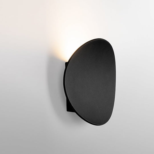 Pendantlightie-Modern Minimalist Curved Round Led Wall Sconce-Wall Light-White-