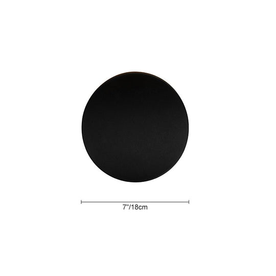 Pendantlightie-Modern Minimalist Curved Round Led Wall Sconce-Wall Light-White-