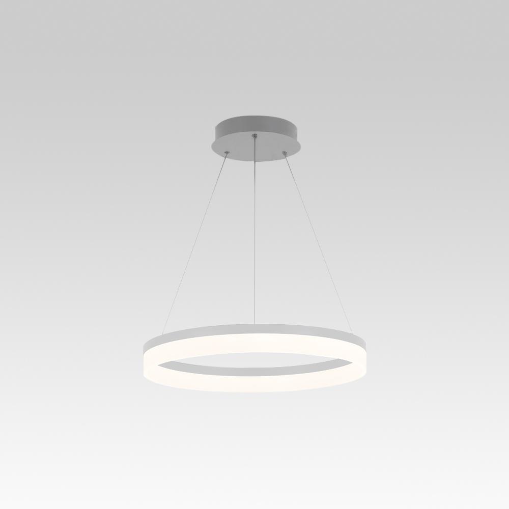 PendantLightie-Modern Minimalist Led Circle Light-Pendants-24 Inches-Cool White
