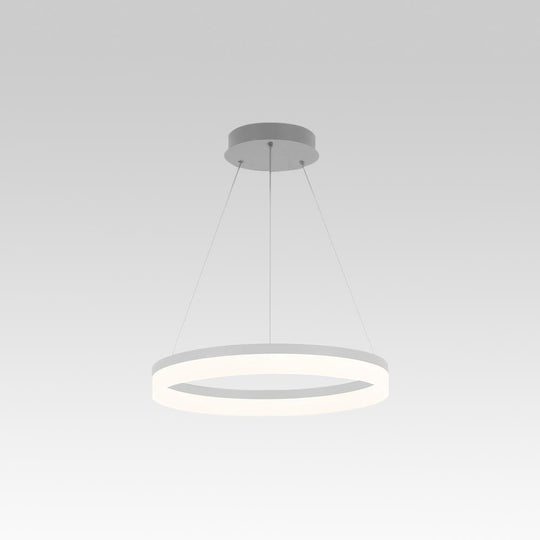 PendantLightie-Modern Minimalist Led Circle Light-Pendants-24 Inches-Cool White