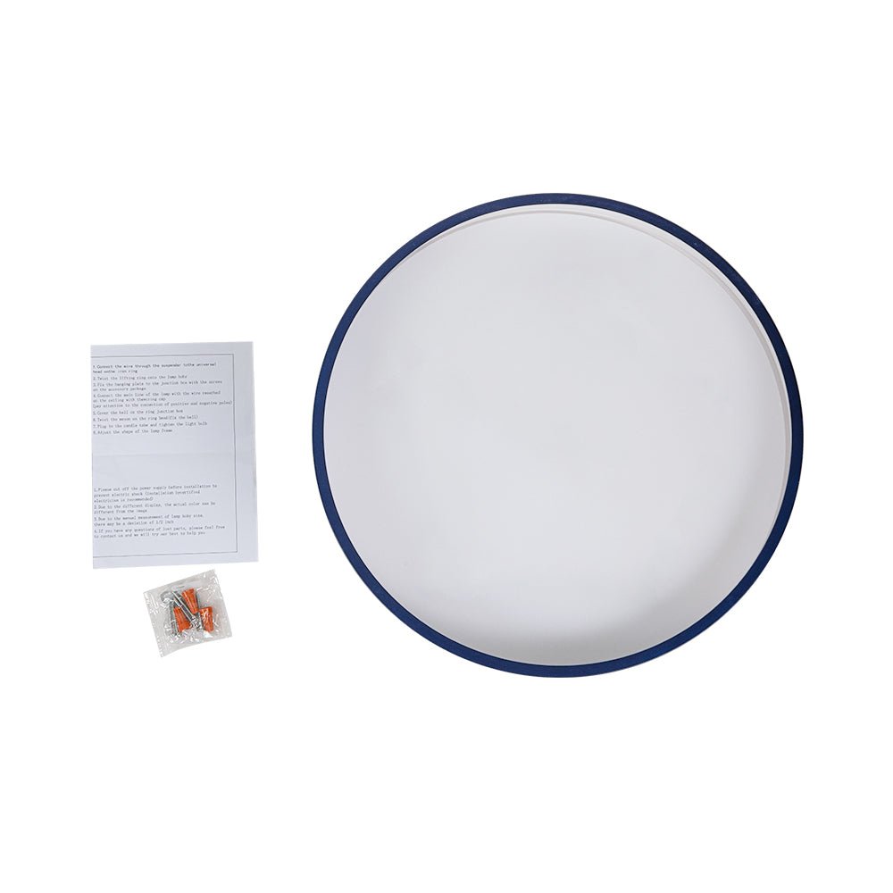 Pendantlightie-Modern Simple Round Led Semi Flush Mount-Semi Flush Mount--