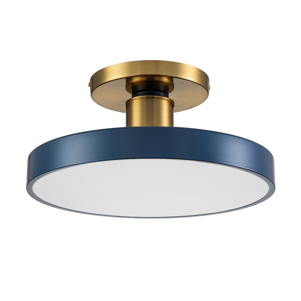 Pendantlightie-Modern Simple Round Led Semi Flush Mount-Semi Flush Mount--