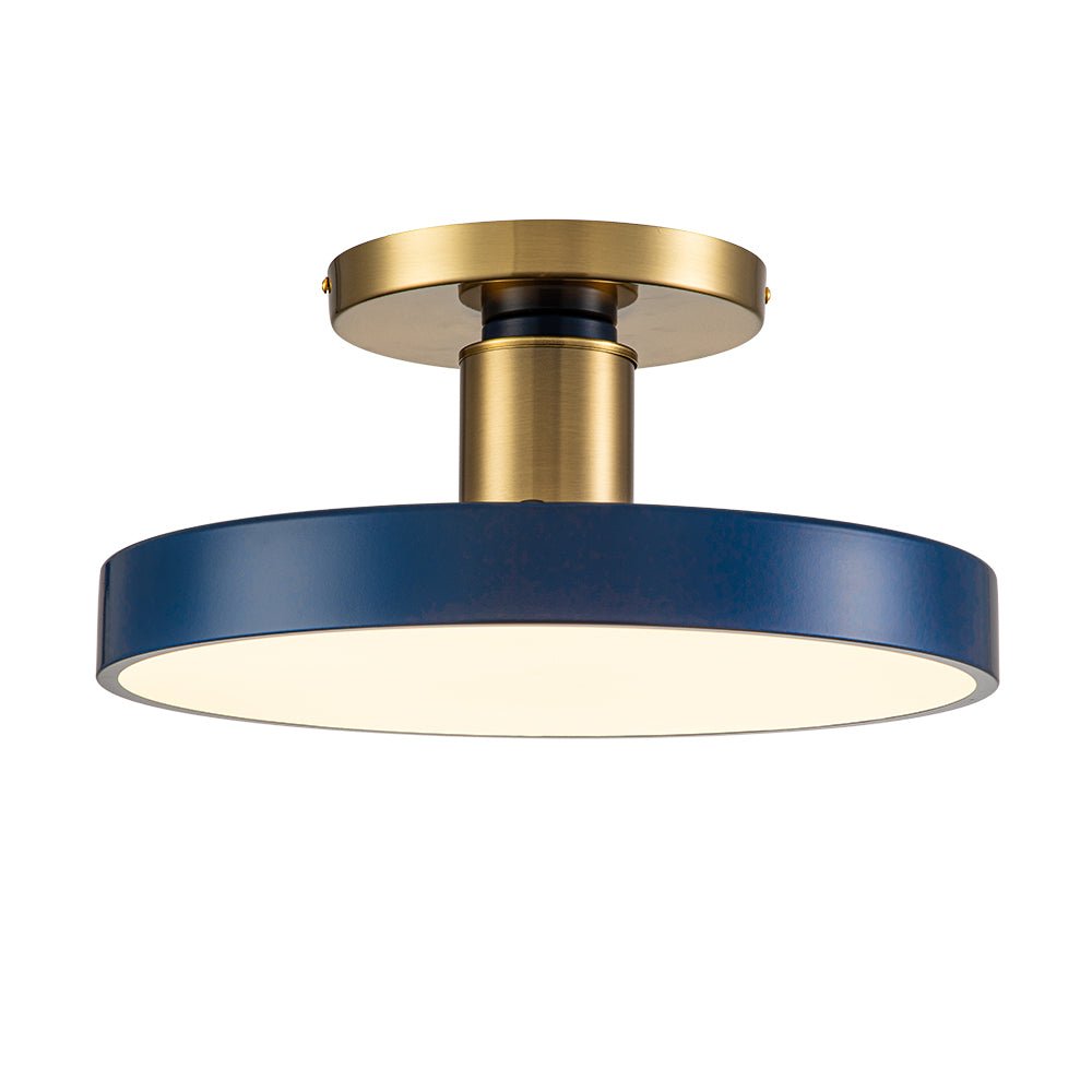 Pendantlightie-Modern Simple Round Led Semi Flush Mount-Semi Flush Mount--