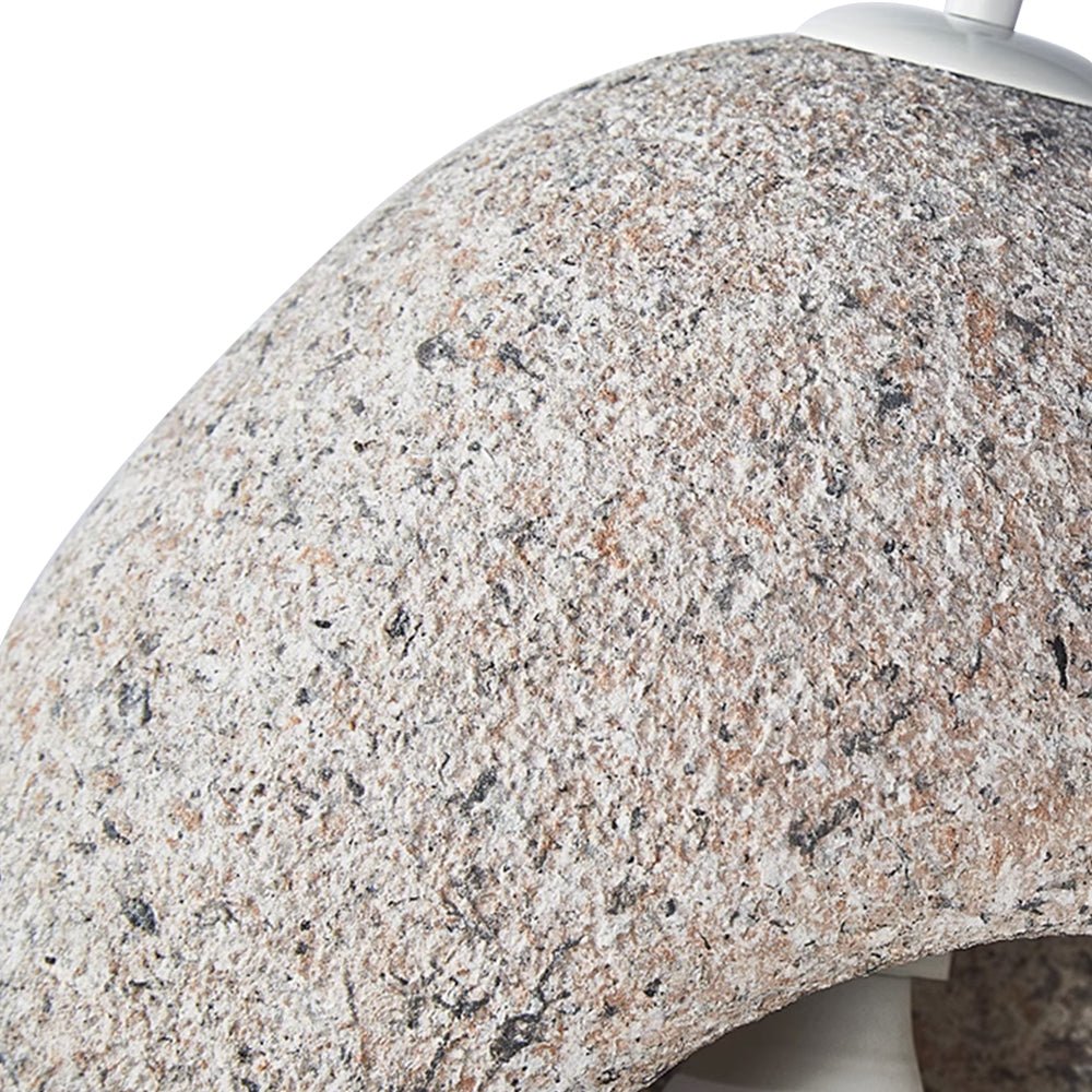 Pendantlightie-Nordic 1-Light Cave Shaped Wabi Sabi Pendant For Dining Table-Pendants-Red-