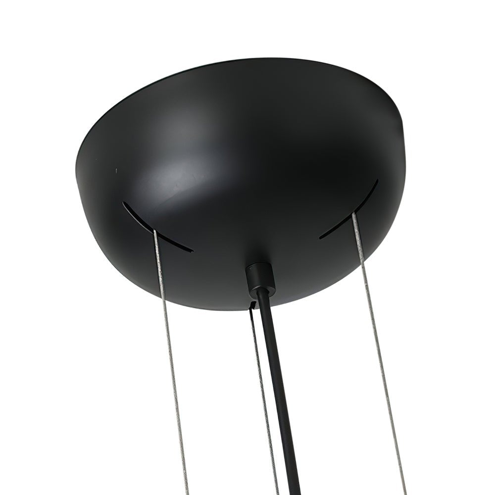 Pendantlightie-Nordic 1-Light Cone Led Saucer Pendant Light-Pendants-Cool White Light-White