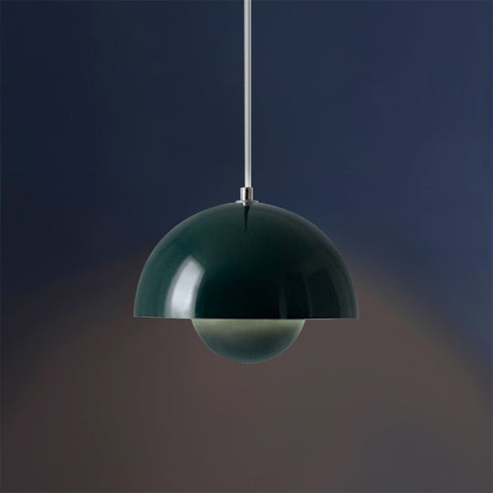 Pendantlightie-Nordic 1-Light Danish Design Flower Mushroom Pendant Light For Kitchen-Pendants-Black-