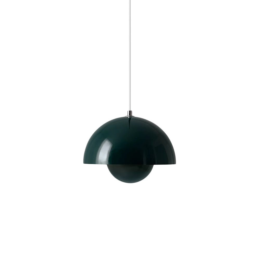 Pendantlightie-Nordic 1-Light Danish Design Flower Mushroom Pendant Light For Kitchen-Pendants-Black-