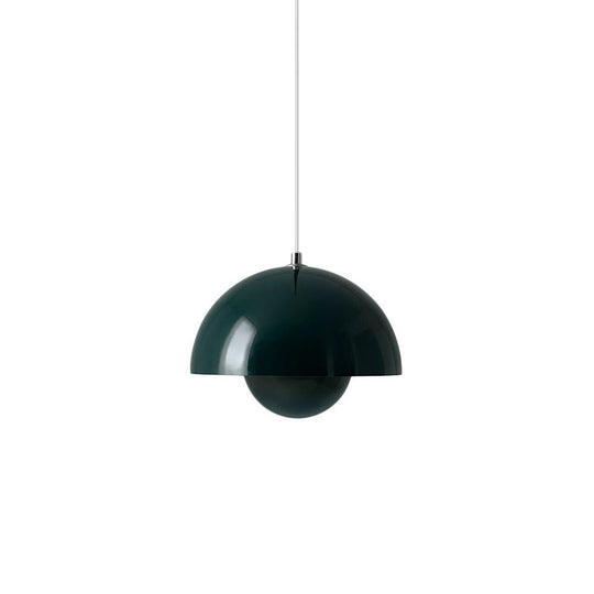 Pendantlightie-Nordic 1-Light Danish Design Flower Mushroom Pendant Light For Kitchen-Pendants-Black-
