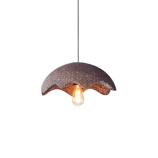 Pendantlightie-Nordic 1-Light Irregular Shape Wabi Sabi Pendant-Pendants-Rusty-