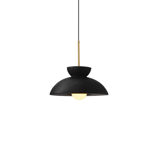 Pendantlightie-Nordic 1-Light Resin Dome Pendant For Kitchen Island-Pendants-Green-