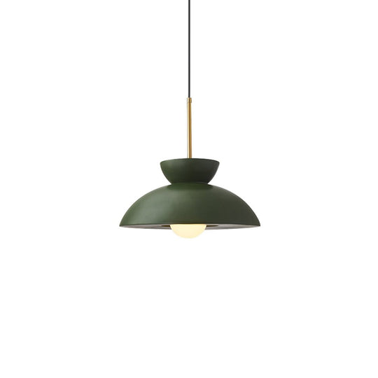 Pendantlightie-Nordic 1-Light Resin Dome Pendant For Kitchen Island-Pendants-Green-