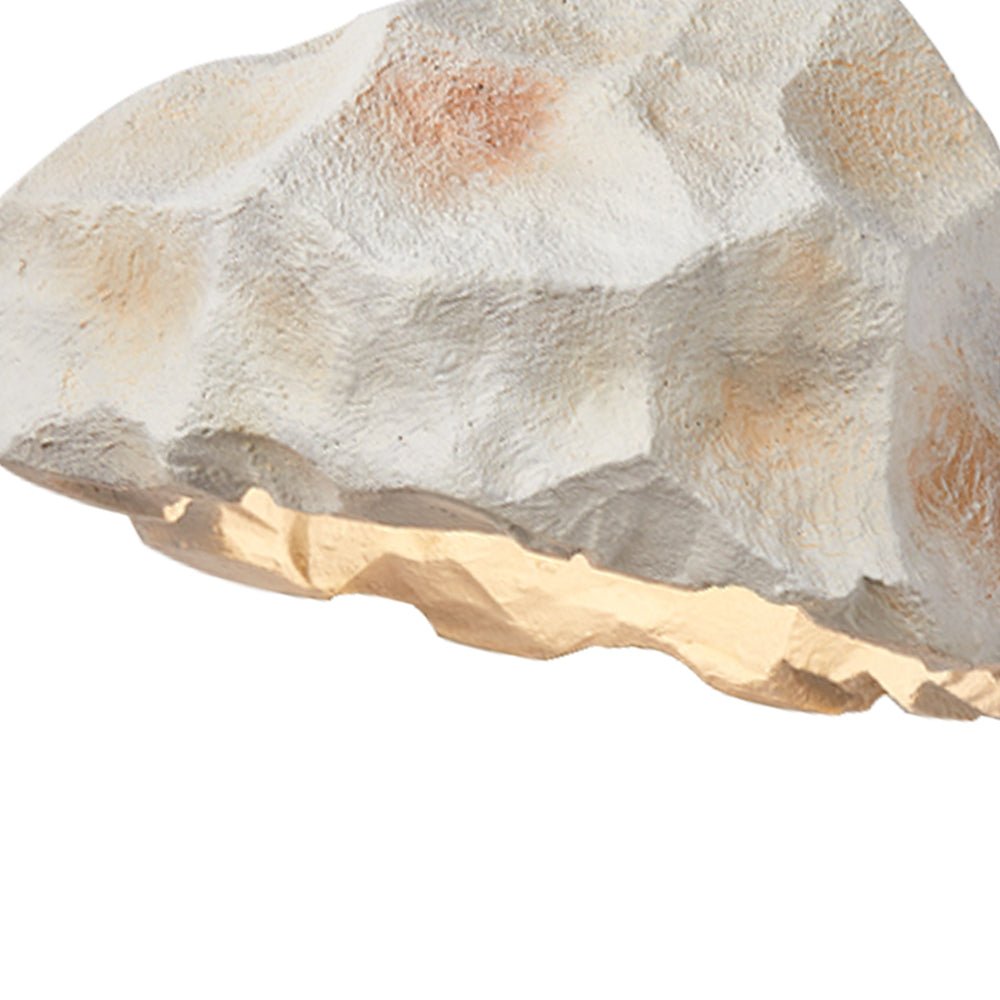 Pendantlightie-Nordic 1-Light Rock Shape Pendant Light-Pendants-White-
