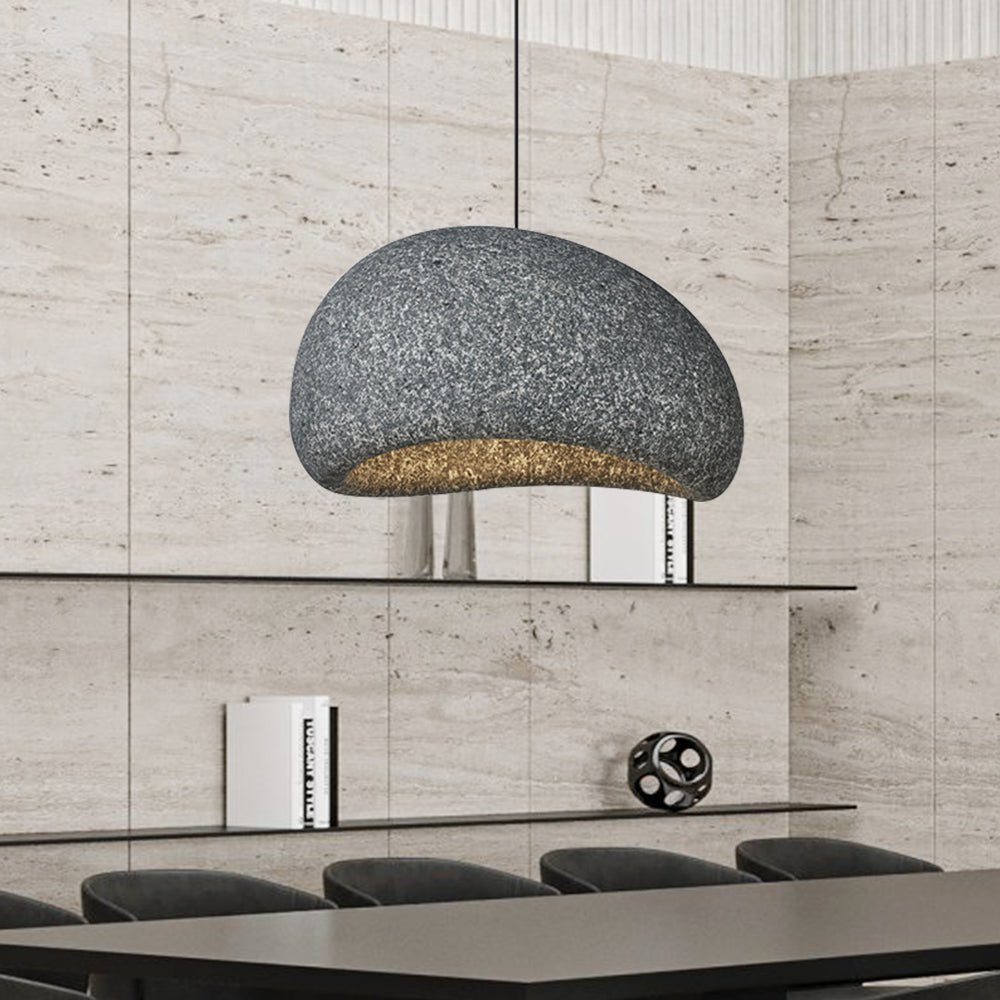 Pendantlightie-Nordic 1-Light Speckled Wabi Sabi Handmade Pendant Light-Pendants-Small-Spots Dark Gray