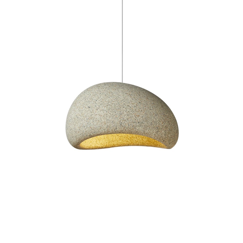 Pendantlightie-Nordic 1-Light Speckled Wabi Sabi Handmade Pendant Light-Pendants-Small-Spots Dark Red