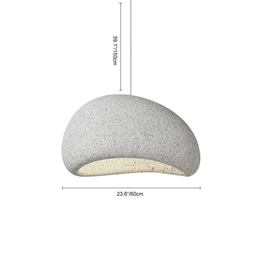 Pendantlightie-Nordic 1-Light Speckled Wabi Sabi Handmade Pendant Light-Pendants-Small-Spots Light Gray