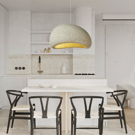 Pendantlightie-Nordic 1-Light Speckled Wabi Sabi Handmade Pendant Light-Pendants-Small-Spots Yellow