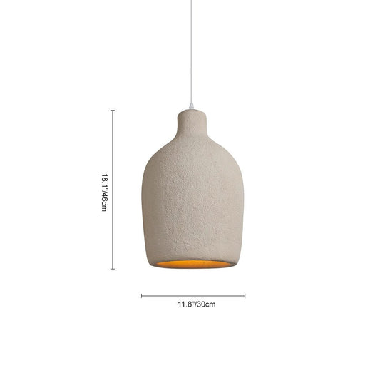 Pendantlightie-Nordic Geometric Column Vase Shaped Pendant Light For Dining Room-Pendants-S-