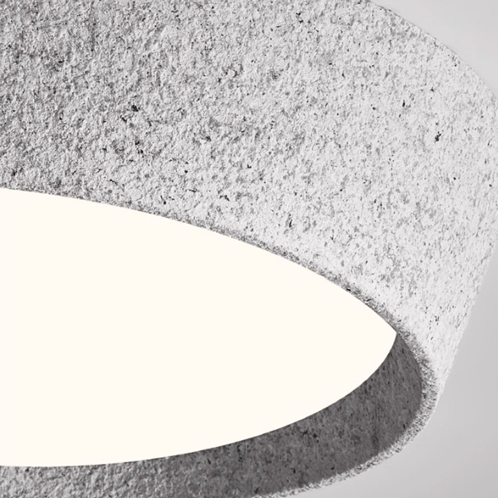 Pendantlightie-Nordic Led Half Moon Shaped Flush Ceiling Light For Living Room-Flush Mount-Black-Warm White Light