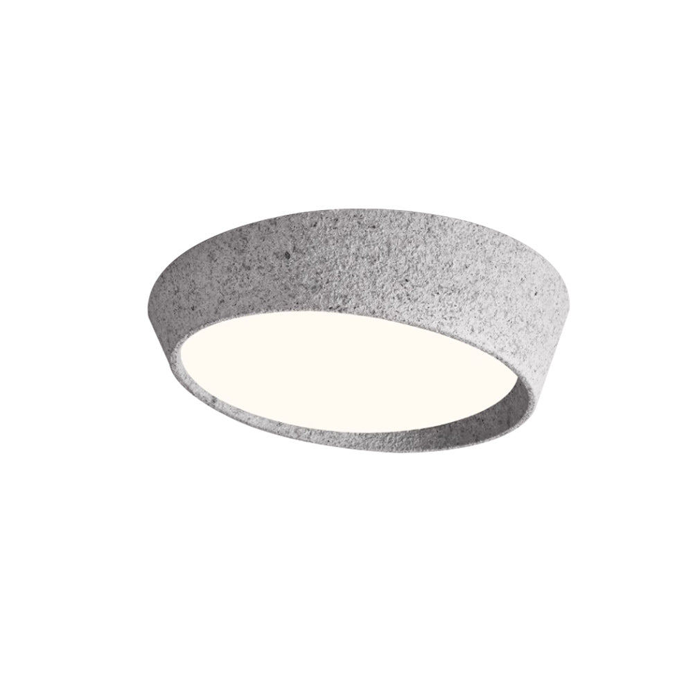 Pendantlightie-Nordic Led Half Moon Shaped Flush Ceiling Light For Living Room-Flush Mount-Black-Warm White Light