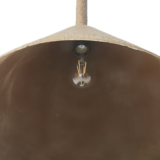 Pendantlightie-Retro 1-Light Metal Cone Pendant Light For Dining Table-Pendants--
