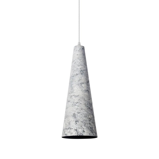 Pendantlightie-Rusty 1-Light Cone Shaped Cylinder Pendant Light-Pendants-Brown-