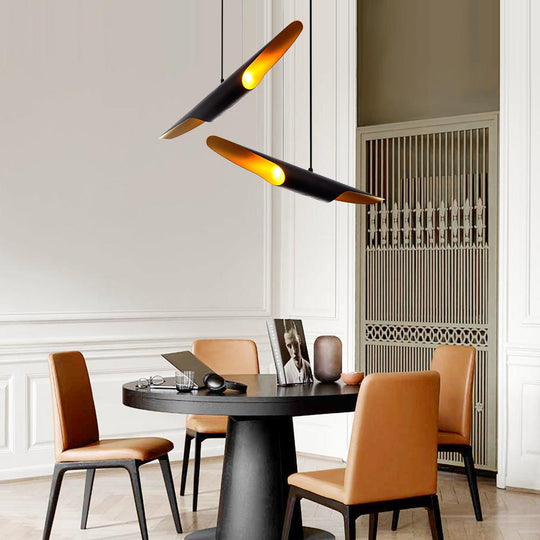 PendantLightie-Single Pipe Contemporary Pendant Lights-Pendants-23 Inches-