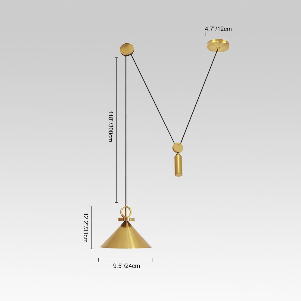PendantLightie-Single Pulley Modern Pendant Lighting-Pendants--