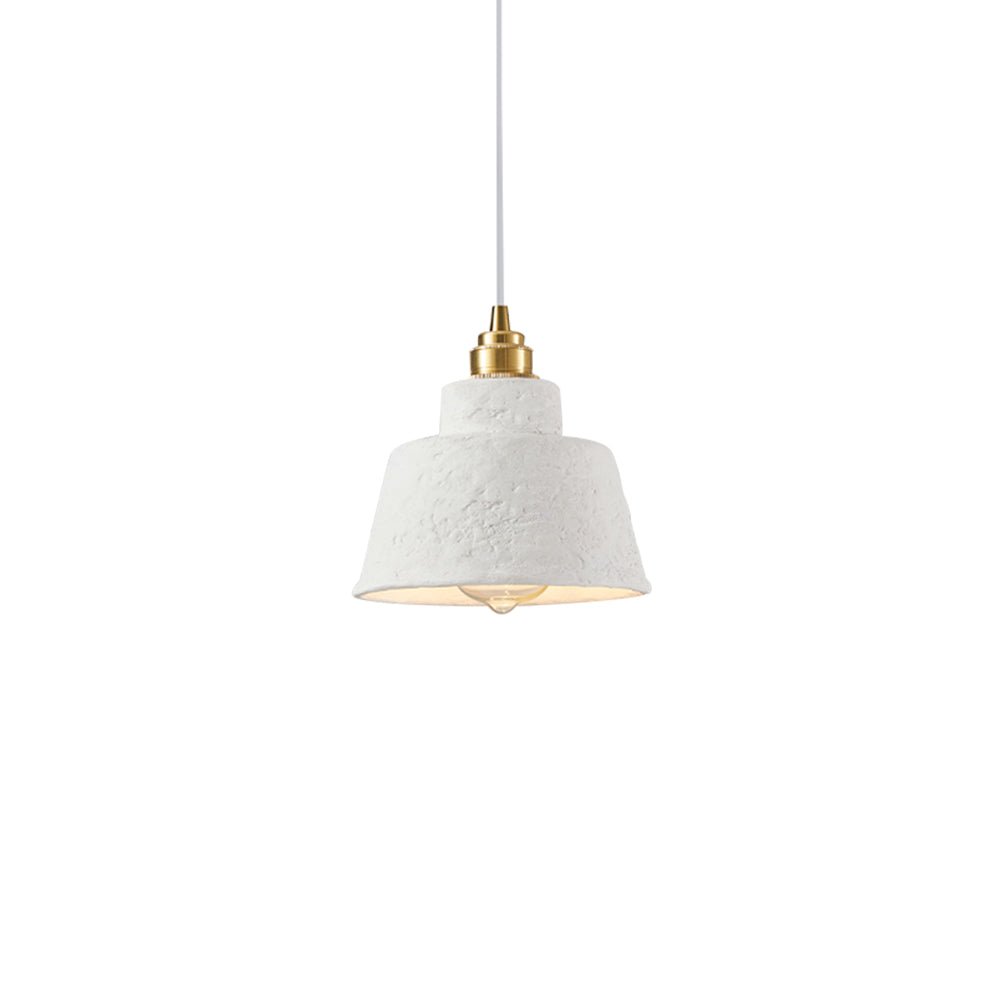 Pendantlightie-Wabi Sabi 1-Light Ceramic Pendant For Kitchen Island Bedside-Pendants-Cone-