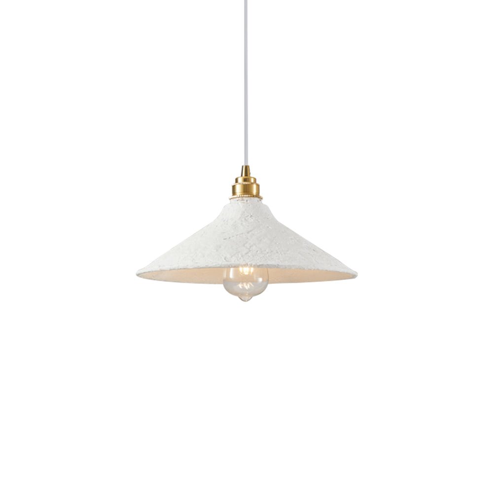 Pendantlightie-Wabi Sabi 1-Light Ceramic Pendant For Kitchen Island Bedside-Pendants-Cone-