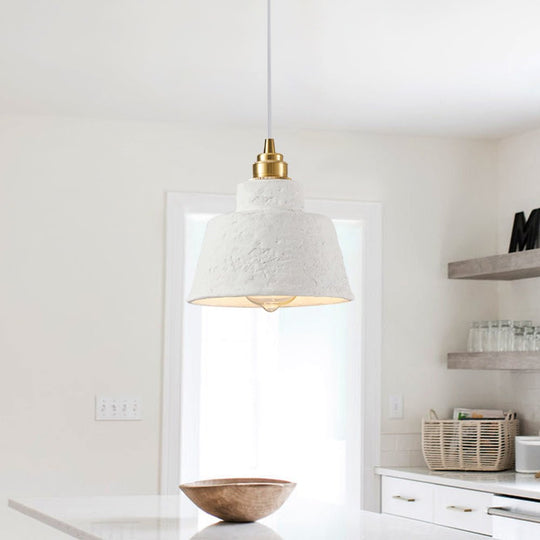 Pendantlightie-Wabi Sabi 1-Light Ceramic Pendant For Kitchen Island Bedside-Pendants-Dome-