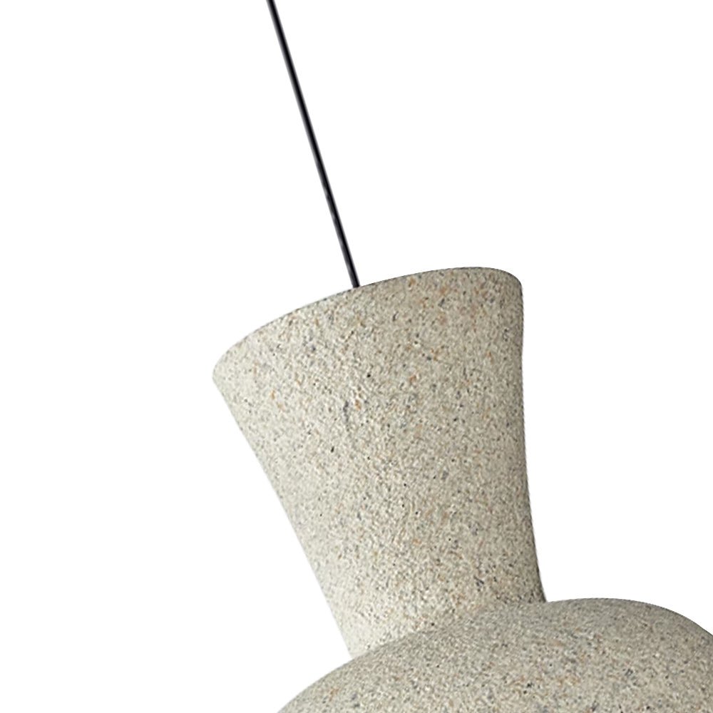 Pendantlightie-Wabi Sabi 1-Light Geometric Bell Pendant For Dining Table-Pendants-Red-